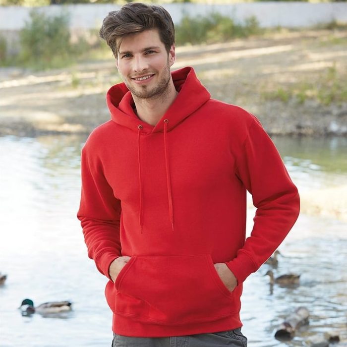 fruit of the loom premium hooded sweatshirt