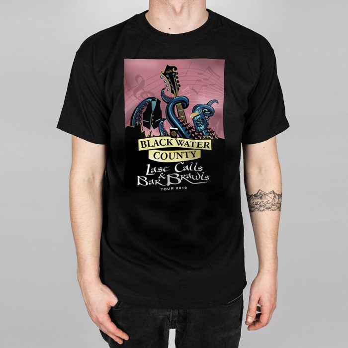Black Water County Last Calls Tour T-Shirt - New Forest Textiles